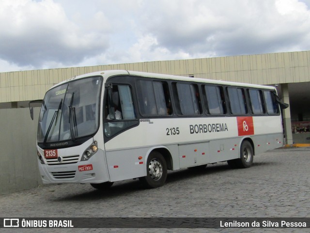 Borborema Imperial Transportes 2135 na cidade de Caruaru, Pernambuco, Brasil, por Lenilson da Silva Pessoa. ID da foto: 12077855.