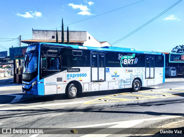 BRT Sorocaba Concessionária de Serviços Públicos SPE S/A 3062 na cidade de Sorocaba, São Paulo, Brasil, por Danilo Vaz. ID da foto: 12075975.