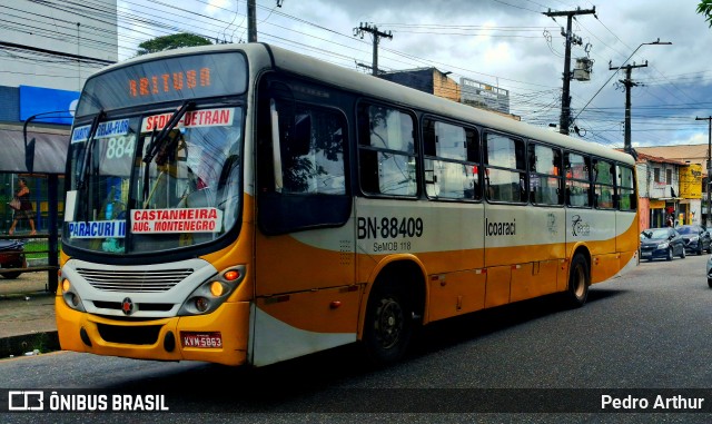 Transportes Barata BN-88409 na cidade de Belém, Pará, Brasil, por Pedro Arthur. ID da foto: 12075829.