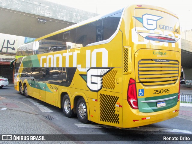 Empresa Gontijo de Transportes 25045 na cidade de Belo Horizonte, Minas Gerais, Brasil, por Renato Brito. ID da foto: 12077303.