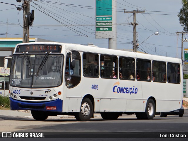 Empresa de Transportes Nossa Senhora da Conceição 4603 na cidade de Natal, Rio Grande do Norte, Brasil, por Tôni Cristian. ID da foto: 12075974.