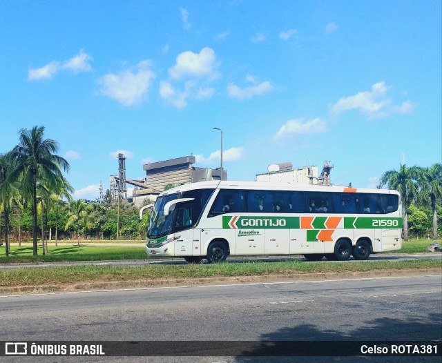 Empresa Gontijo de Transportes 21590 na cidade de Ipatinga, Minas Gerais, Brasil, por Celso ROTA381. ID da foto: 12078433.