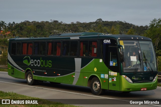 Ecobus Transportes e Turismo 004 na cidade de Santa Isabel, São Paulo, Brasil, por George Miranda. ID da foto: 12078405.