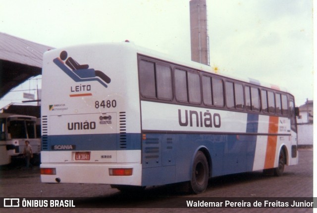 Expresso União 8480 na cidade de Rio de Janeiro, Rio de Janeiro, Brasil, por Waldemar Pereira de Freitas Junior. ID da foto: 12077609.