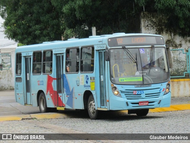 Auto Viação São José 12233 na cidade de Fortaleza, Ceará, Brasil, por Glauber Medeiros. ID da foto: 12076836.