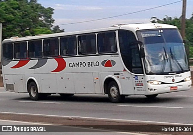 Viação Campo Belo - VCB Transportes 731 na cidade de Betim, Minas Gerais, Brasil, por Hariel BR-381. ID da foto: 12077514.