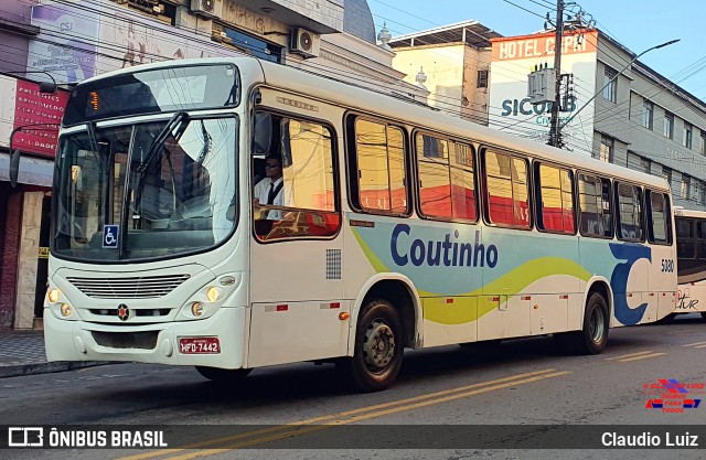 Empresa de Transportes Coutinho 5080 na cidade de Três Corações, Minas Gerais, Brasil, por Claudio Luiz. ID da foto: 12077581.