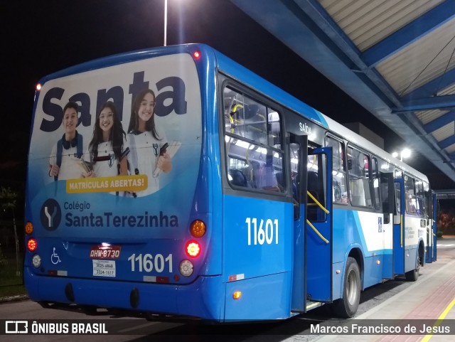 Canasvieiras Transportes 11601 na cidade de Florianópolis, Santa Catarina, Brasil, por Marcos Francisco de Jesus. ID da foto: 12076630.