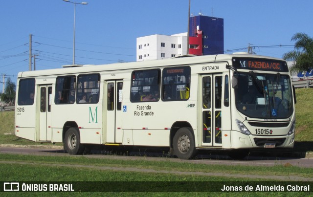 Leblon Transporte de Passageiros 15015 na cidade de Fazenda Rio Grande, Paraná, Brasil, por Jonas de Almeida Cabral. ID da foto: 12077704.