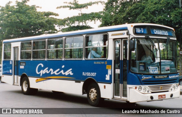 Expresso Garcia RJ 135.007 na cidade de Rio de Janeiro, Rio de Janeiro, Brasil, por Leandro Machado de Castro. ID da foto: 12077739.