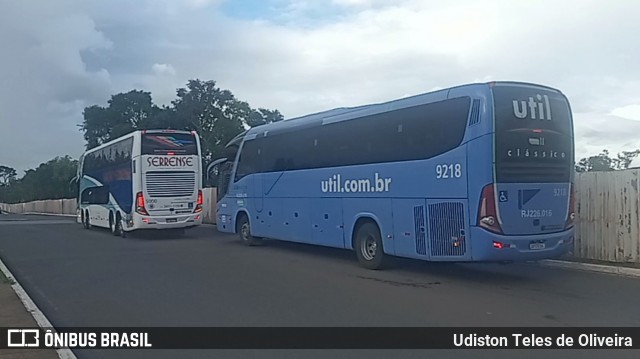 UTIL - União Transporte Interestadual de Luxo 9218 na cidade de Brasília, Distrito Federal, Brasil, por Udiston Teles de Oliveira. ID da foto: 12075916.