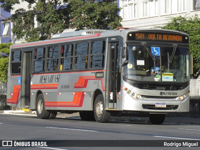 Viação Resendense RJ 192.009 na cidade de Volta Redonda, Rio de Janeiro, Brasil, por Rodrigo Miguel. ID da foto: 12077654.