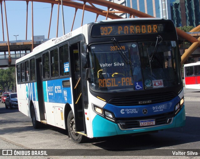 Transportes Campo Grande D53517 na cidade de Rio de Janeiro, Rio de Janeiro, Brasil, por Valter Silva. ID da foto: 12076835.
