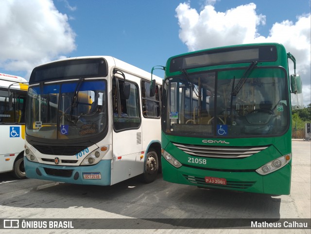 OT Trans - Ótima Salvador Transportes 21058 na cidade de Salvador, Bahia, Brasil, por Matheus Calhau. ID da foto: 12078725.