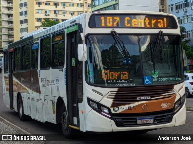 Erig Transportes > Gire Transportes A63538 na cidade de Rio de Janeiro, Rio de Janeiro, Brasil, por Anderson José. ID da foto: 12077373.