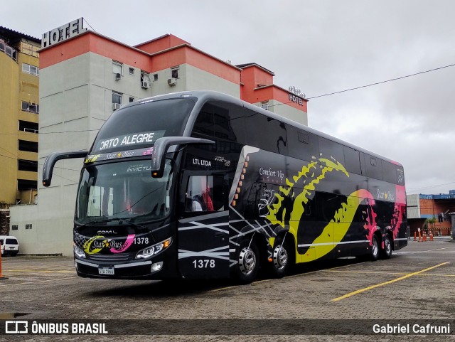 Star Bus 1378 na cidade de Porto Alegre, Rio Grande do Sul, Brasil, por Gabriel Cafruni. ID da foto: 12078554.