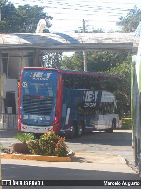 EBT - Expresso Biagini Transportes 9G83 na cidade de Caldas Novas, Goiás, Brasil, por Marcelo Augusto. ID da foto: 12077694.