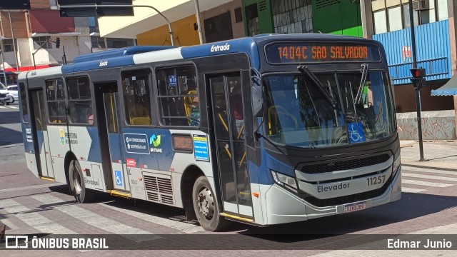 São Dimas Transportes 11257 na cidade de Belo Horizonte, Minas Gerais, Brasil, por Edmar Junio. ID da foto: 12077440.