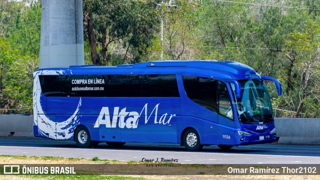 Autobuses Altamar 11136 na cidade de Tlalpan, Ciudad de México, México, por Omar Ramírez Thor2102. ID da foto: 12076902.