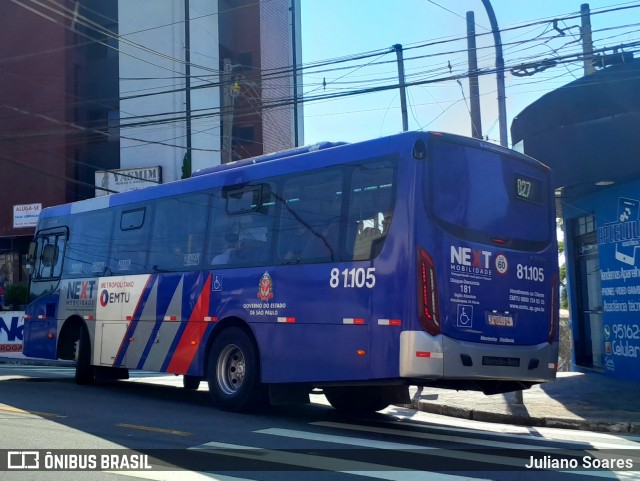 Next Mobilidade - ABC Sistema de Transporte 81.105 na cidade de Santo André, São Paulo, Brasil, por Juliano Soares. ID da foto: 12076627.