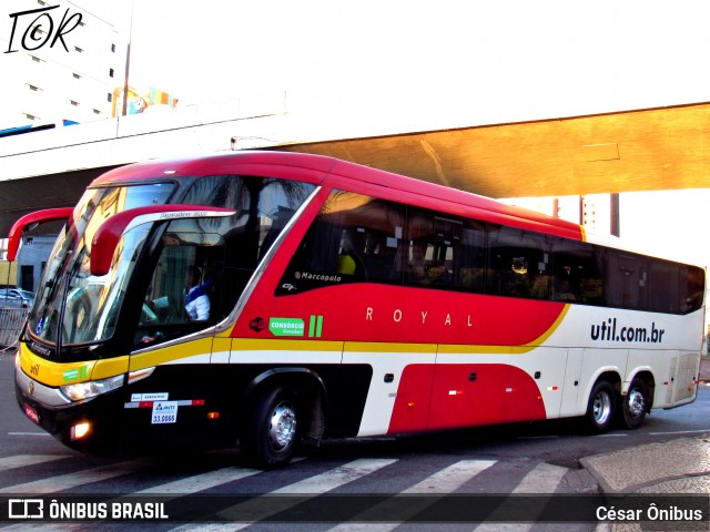 UTIL - União Transporte Interestadual de Luxo 1428 na cidade de Belo Horizonte, Minas Gerais, Brasil, por César Ônibus. ID da foto: 12078449.
