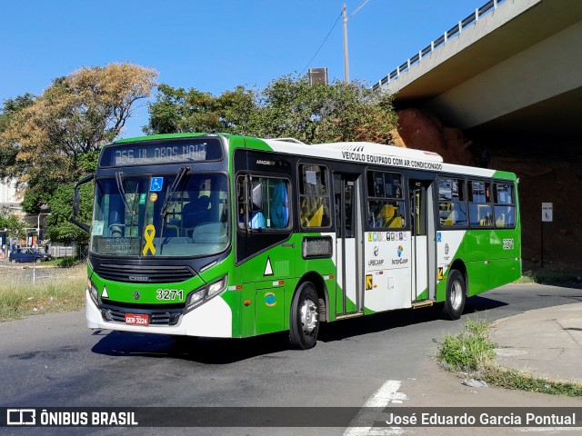 VB Transportes e Turismo 3271 na cidade de Campinas, São Paulo, Brasil, por José Eduardo Garcia Pontual. ID da foto: 12076475.