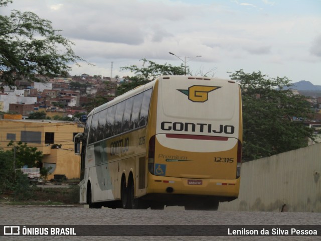 Empresa Gontijo de Transportes 12315 na cidade de Caruaru, Pernambuco, Brasil, por Lenilson da Silva Pessoa. ID da foto: 12077598.