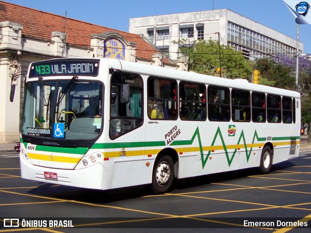 Empresa Gazômetro de Transportes 4004 na cidade de Porto Alegre, Rio Grande do Sul, Brasil, por Emerson Dorneles. ID da foto: 12076501.