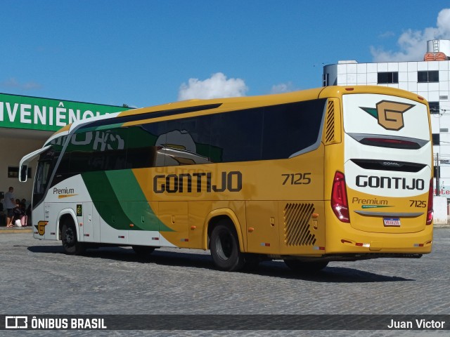 Empresa Gontijo de Transportes 7125 na cidade de Eunápolis, Bahia, Brasil, por Juan Victor. ID da foto: 12076010.