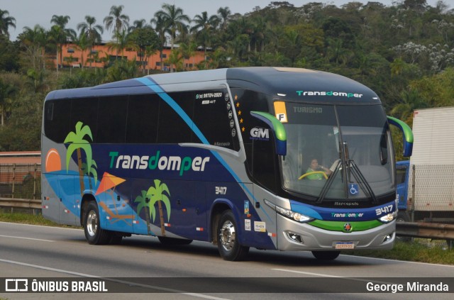 Transdomper 3417 na cidade de Santa Isabel, São Paulo, Brasil, por George Miranda. ID da foto: 12078429.