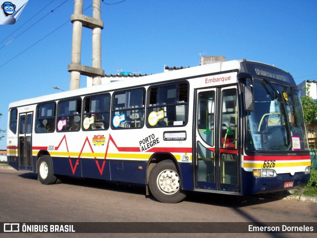 Nortran Transportes Coletivos 6526 na cidade de Porto Alegre, Rio Grande do Sul, Brasil, por Emerson Dorneles. ID da foto: 12076537.