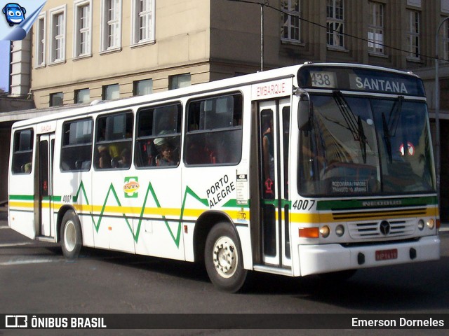 Empresa Gazômetro de Transportes 4007 na cidade de Porto Alegre, Rio Grande do Sul, Brasil, por Emerson Dorneles. ID da foto: 12076520.
