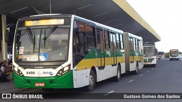Viação Atalaia Transportes 6405 na cidade de Aracaju, Sergipe, Brasil, por Gustavo Gomes dos Santos. ID da foto: 12076364.