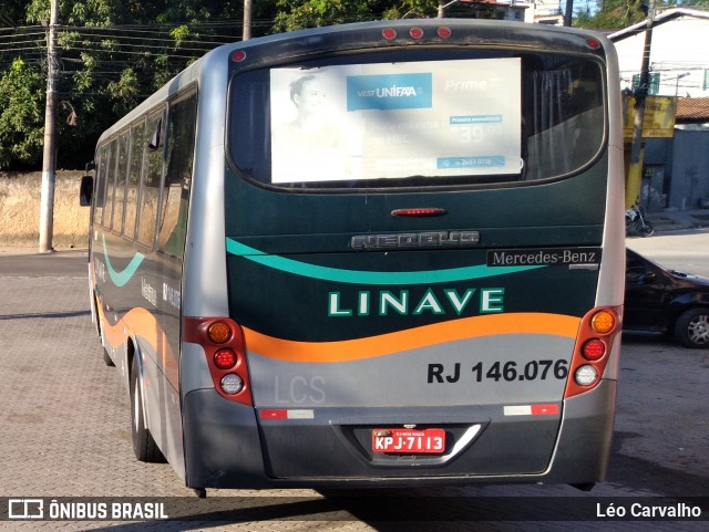 Linave Transportes RJ 146.076 na cidade de Japeri, Rio de Janeiro, Brasil, por Léo Carvalho. ID da foto: 12077253.