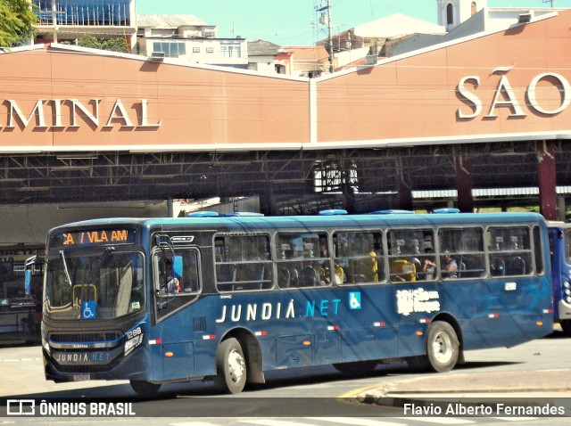 Jundiá Transportadora Turistica 1288 na cidade de São Roque, São Paulo, Brasil, por Flavio Alberto Fernandes. ID da foto: 12077660.