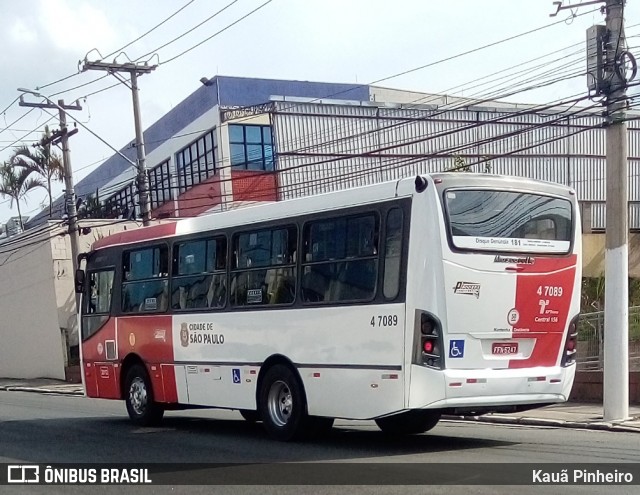 Pêssego Transportes 4 7089 na cidade de São Paulo, São Paulo, Brasil, por Kauã Pinheiro. ID da foto: 12077560.