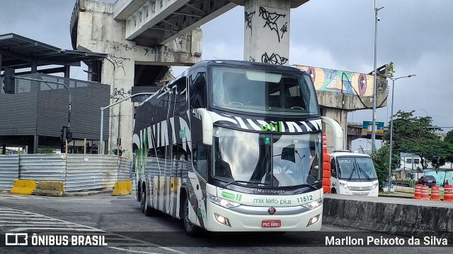 UTIL - União Transporte Interestadual de Luxo 11512 na cidade de Rio de Janeiro, Rio de Janeiro, Brasil, por Marllon Peixoto da Silva. ID da foto: 12076311.