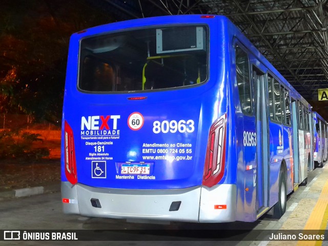 Next Mobilidade - ABC Sistema de Transporte 80.963 na cidade de Santo André, São Paulo, Brasil, por Juliano Soares. ID da foto: 12078538.