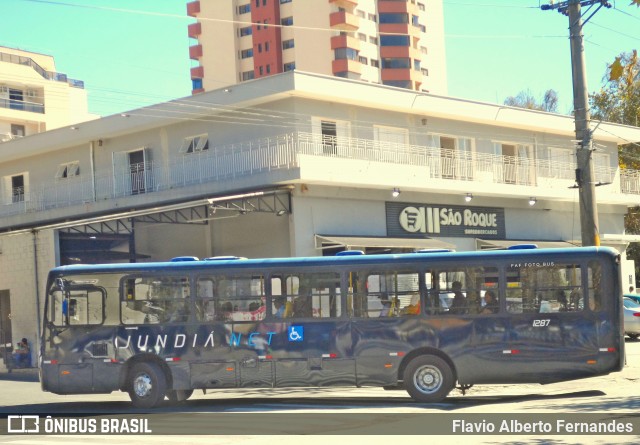 Jundiá Transportadora Turistica 1287 na cidade de São Roque, São Paulo, Brasil, por Flavio Alberto Fernandes. ID da foto: 12077678.