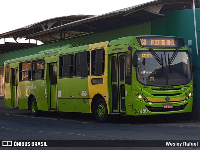 Transcol Transportes Coletivos 04450 na cidade de Teresina, Piauí, Brasil, por Wesley Rafael. ID da foto: 12077249.