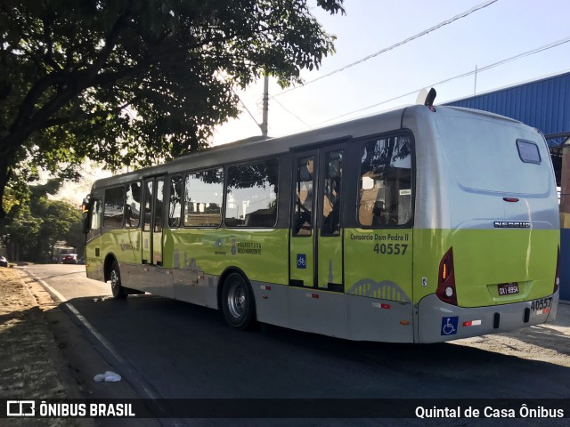 Viação Euclásio 40557 na cidade de Belo Horizonte, Minas Gerais, Brasil, por Quintal de Casa Ônibus. ID da foto: 12076647.