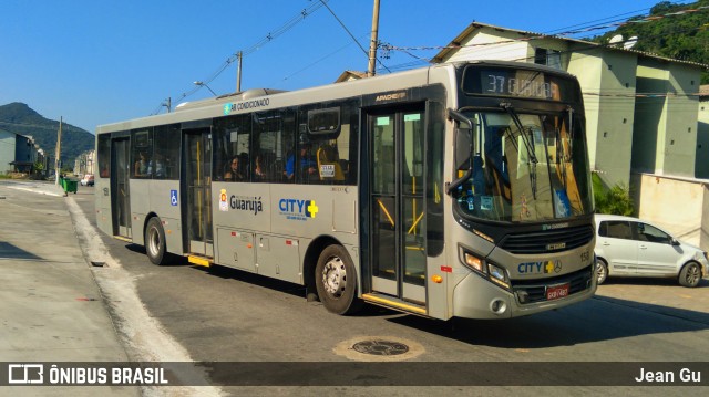 City Transporte Urbano Intermodal - Guarujá 158 na cidade de Guarujá, São Paulo, Brasil, por Jean Gu. ID da foto: 12078381.