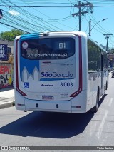 Auto Ônibus Alcântara 3.003 na cidade de São Gonçalo, Rio de Janeiro, Brasil, por Victor Santos. ID da foto: :id.
