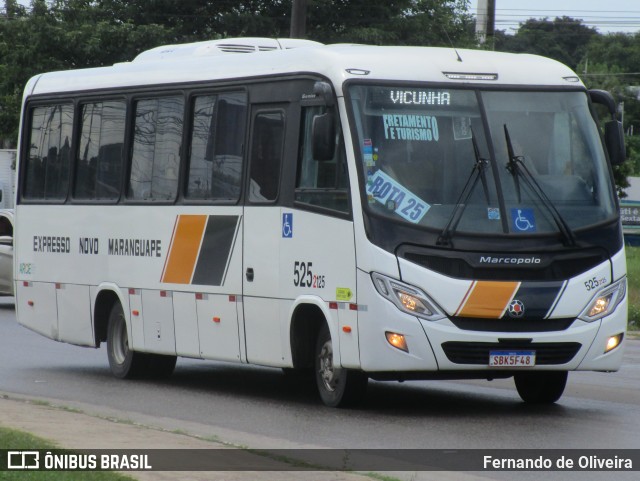 Expresso Novo Maranguape Transportes e Turismo 5252125 na cidade de Maracanaú, Ceará, Brasil, por Fernando de Oliveira. ID da foto: 12080353.