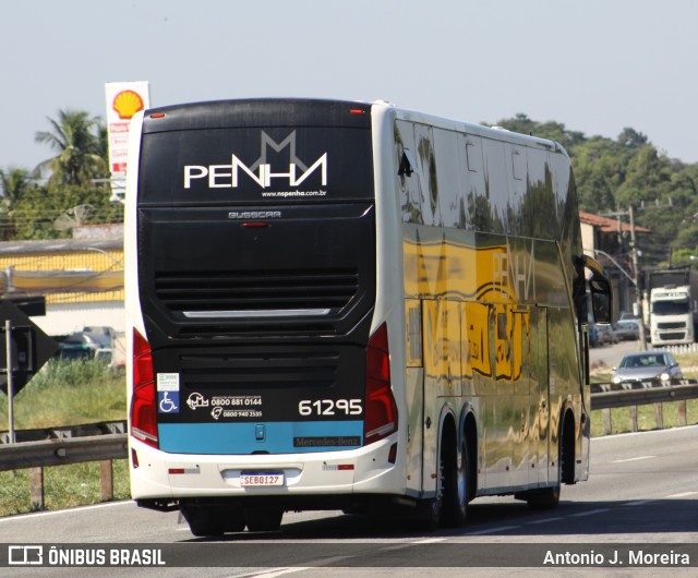 Empresa de Ônibus Nossa Senhora da Penha 61295 na cidade de Seropédica, Rio de Janeiro, Brasil, por Antonio J. Moreira. ID da foto: 12079753.