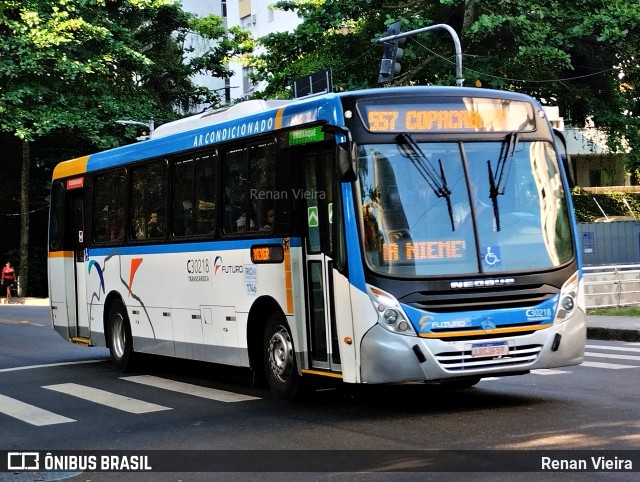 Transportes Futuro C30218 na cidade de Rio de Janeiro, Rio de Janeiro, Brasil, por Renan Vieira. ID da foto: 12080482.