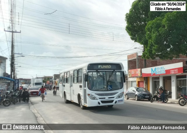 Segundo Transportes 3J18 na cidade de Santa Rita, Paraíba, Brasil, por Fábio Alcântara Fernandes. ID da foto: 12079367.