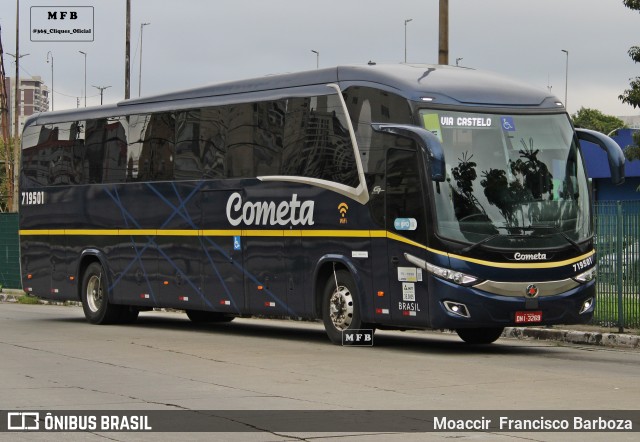 Viação Cometa 719501 na cidade de São Paulo, São Paulo, Brasil, por Moaccir  Francisco Barboza. ID da foto: 12079786.