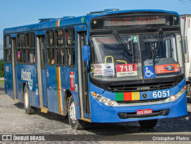 Viação Atalaia Transportes 6051 na cidade de Nossa Senhora do Socorro, Sergipe, Brasil, por Cristopher Pietro. ID da foto: 12081318.
