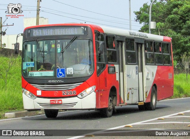 Expresso CampiBus 2288 na cidade de Campinas, São Paulo, Brasil, por Danilo Augusto. ID da foto: 12081241.